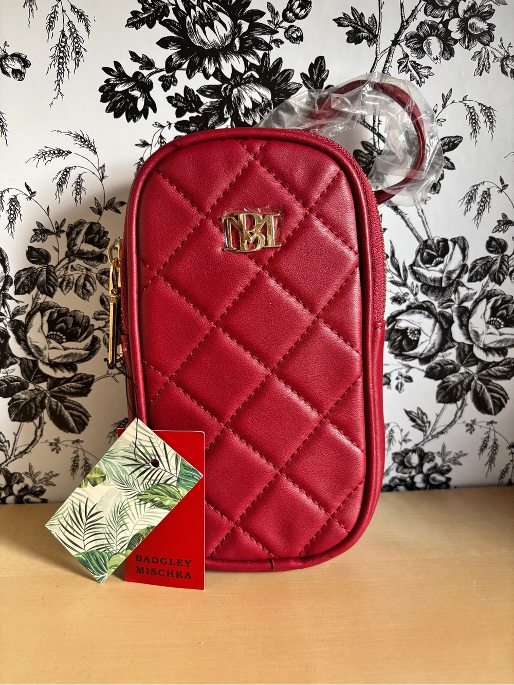 Badgley Mischka Diamond Quilted Crossbody Bag - NWT